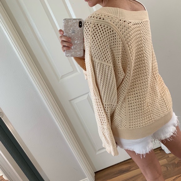 SOLD • Boatneck Ivory Sweater - Picture 3 of 6